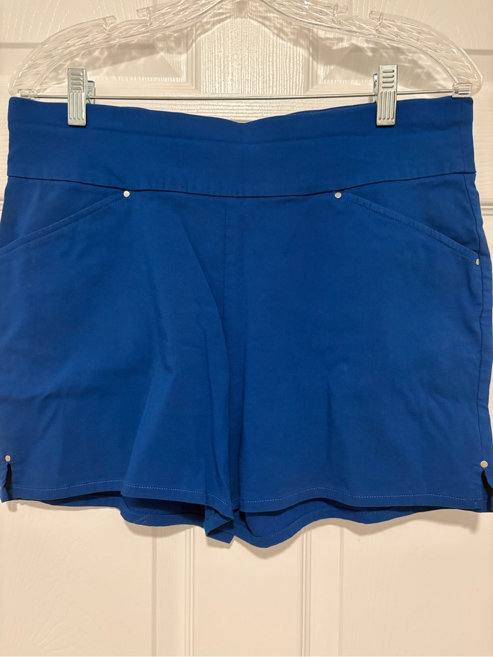 INC International Concepts Cobalt Blue High-Waist Pull-On Shorts